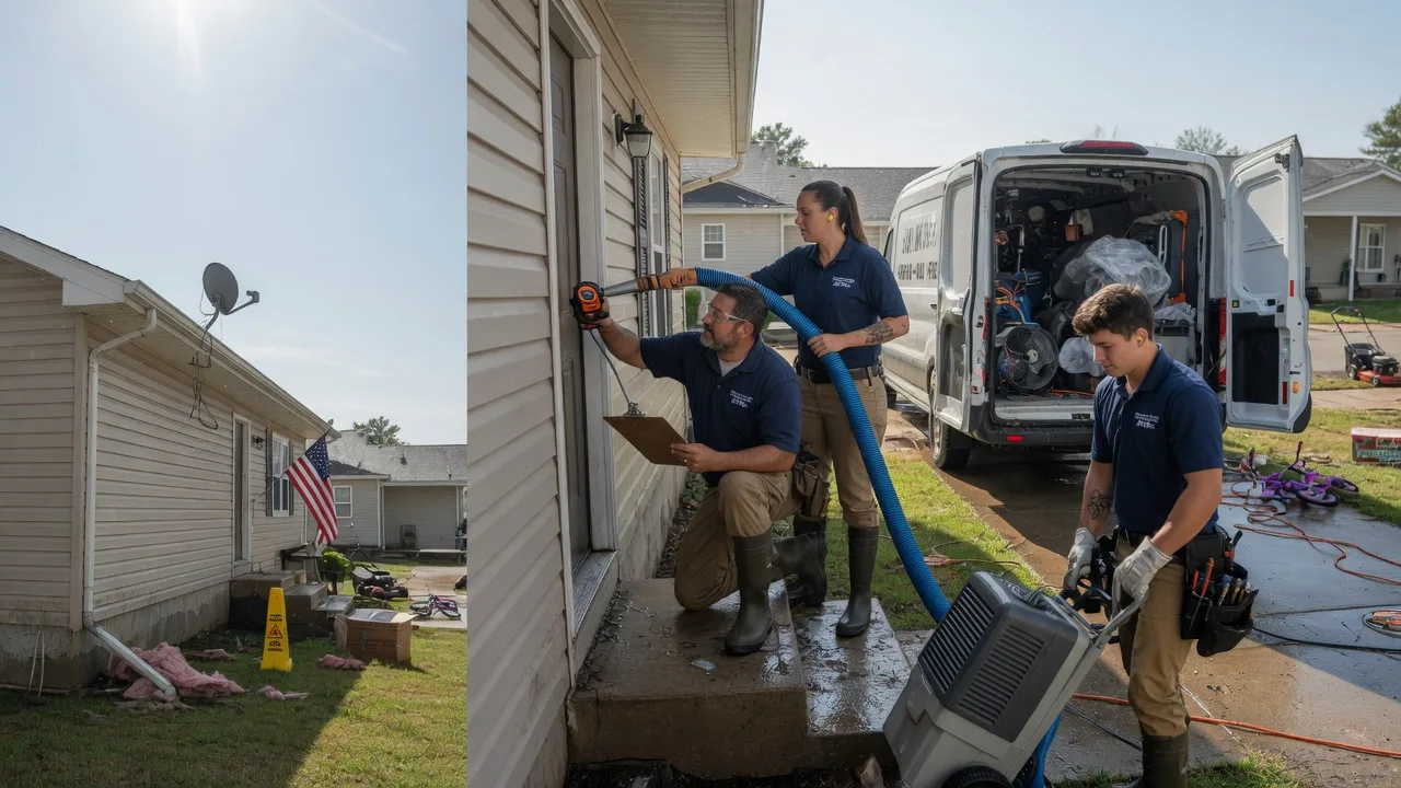 Ceiling Water Damage Restoration in Streetman, TX near me