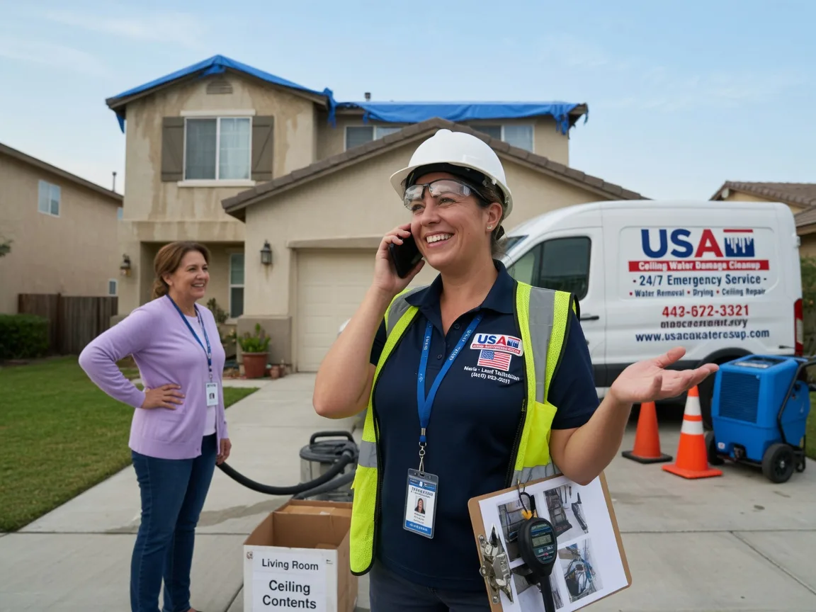 Ceiling Water Damage Restoration Streetman, TX FAQs